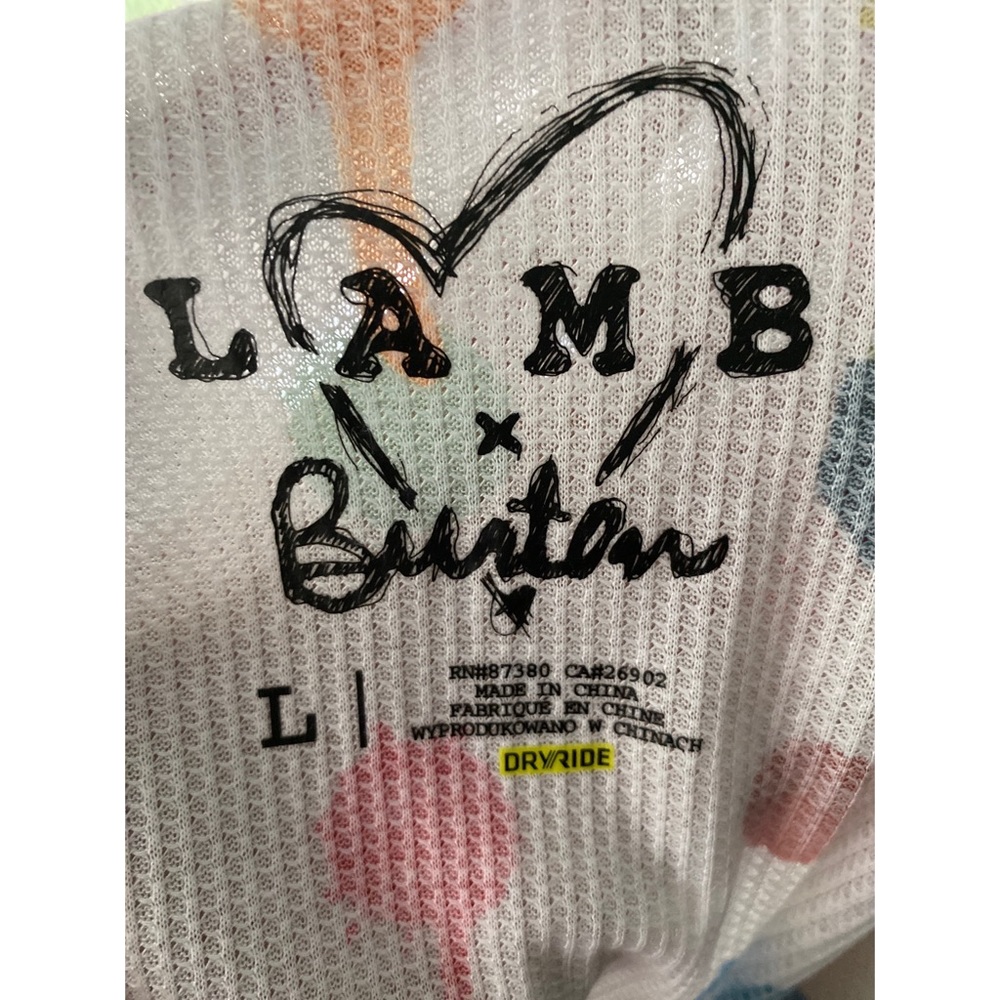 L.A.M.B. x Burton Jagger Waffle Dot Print Top - Picture 5 of 7